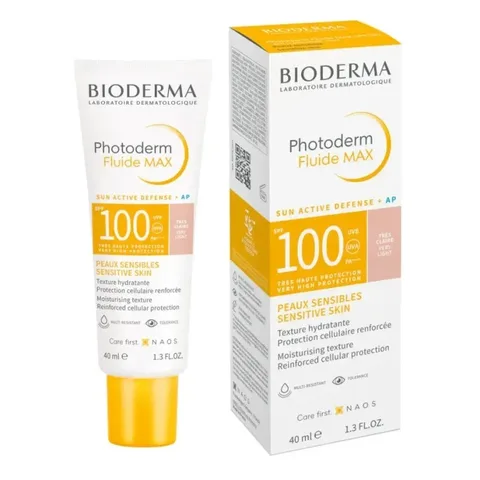 BIODERMA Photoderm Fluide Max Teinté Très Claire SPF100 40 ml