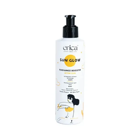 ERICA Sun Glow Radiance Booster After Sun Lait Activateur de Bronzage 250 ml