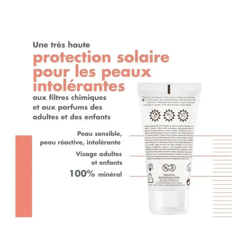 AVENE Crème Minérale Haute Protection SPF50+ 50 ml — photo 2