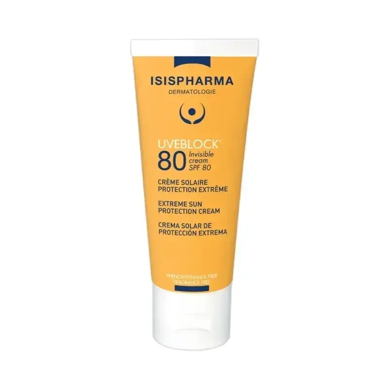ISISPHARMA Uveblock Crème SPF80 Invisible 40 ml