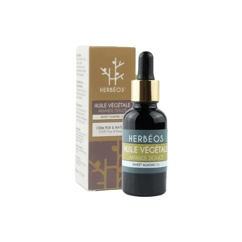 HERBEOS Huile Végétale Amande Douce 30 ml