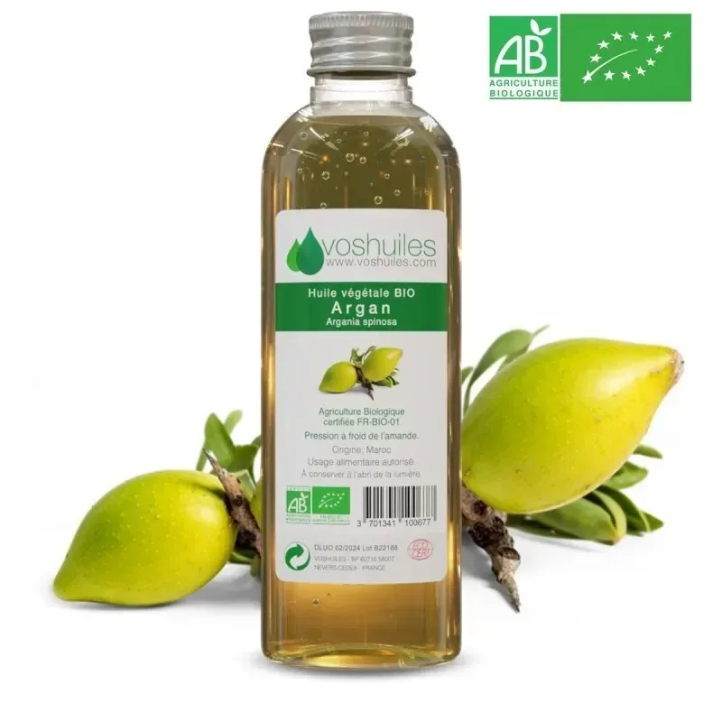 VOS HUILES Huile Végétale Bio Argan 50 ml