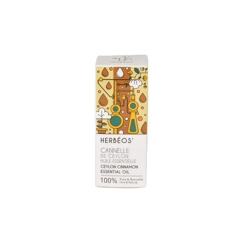 HERBEOS Huile Essentielle de Cannelle de Ceylan 5 ml