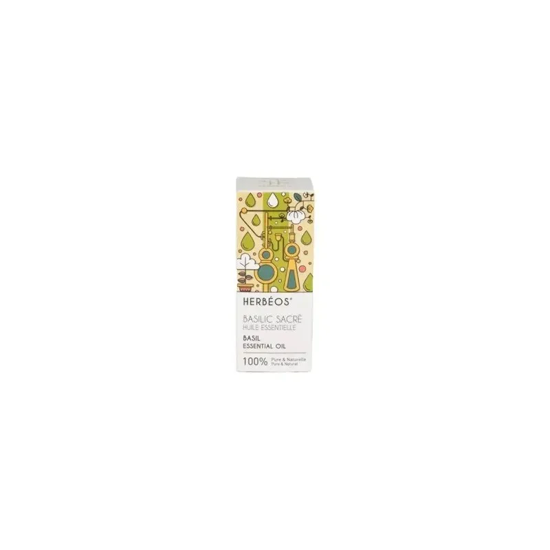 HERBEOS Huile Essentielle Basilic Sacre 5 ml