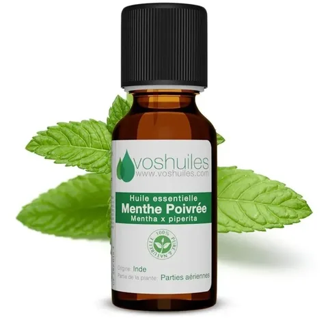 VOS HUILES Huile Essentielle Menthe Poivree 10 ml