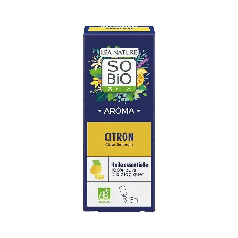 So Bio Aroma Huile Essentielle Citron Bio 15 ml