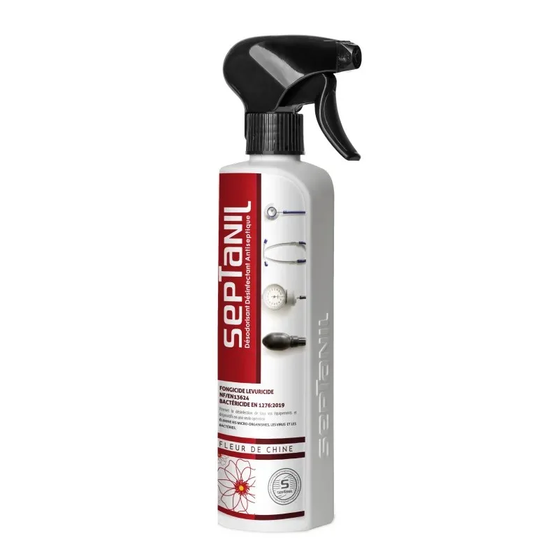 SEPTANIL Désodorisant Désinfectant Antiseptique Fleur de Chine 500 ml