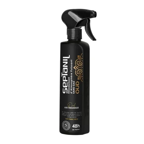 SEPTANIL Désodorisant d'atmosphere Puissant Oud Malaky 500 ml