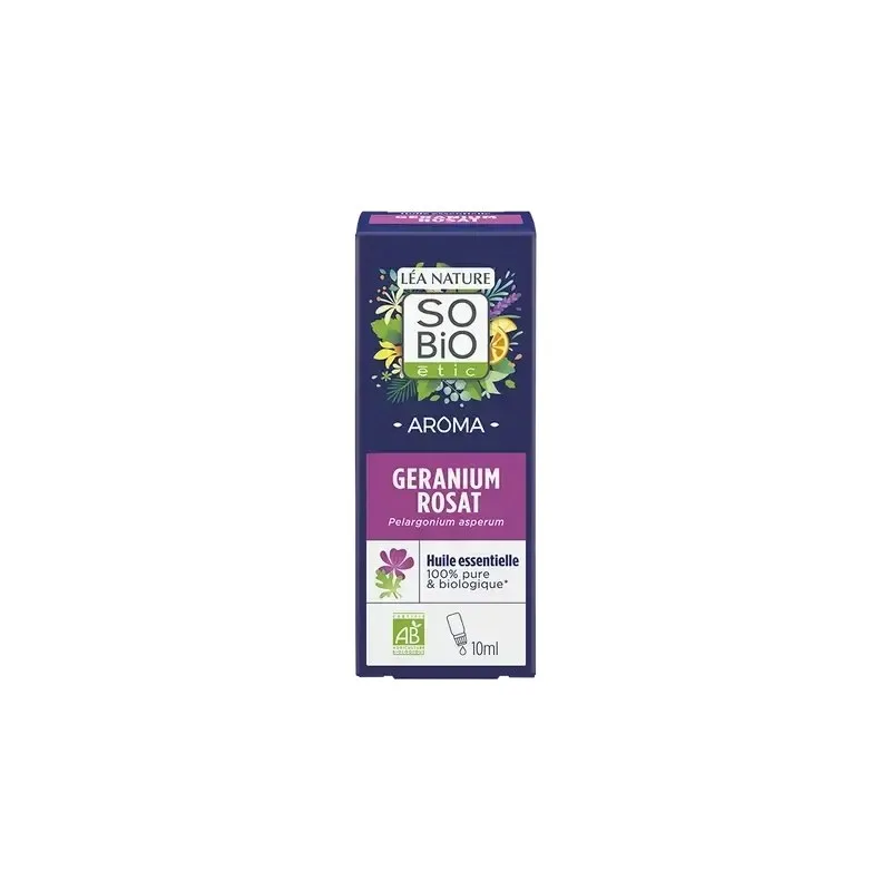 So Bio Huile Essentielle Géranium Beauté et Bien-Être 10 ml