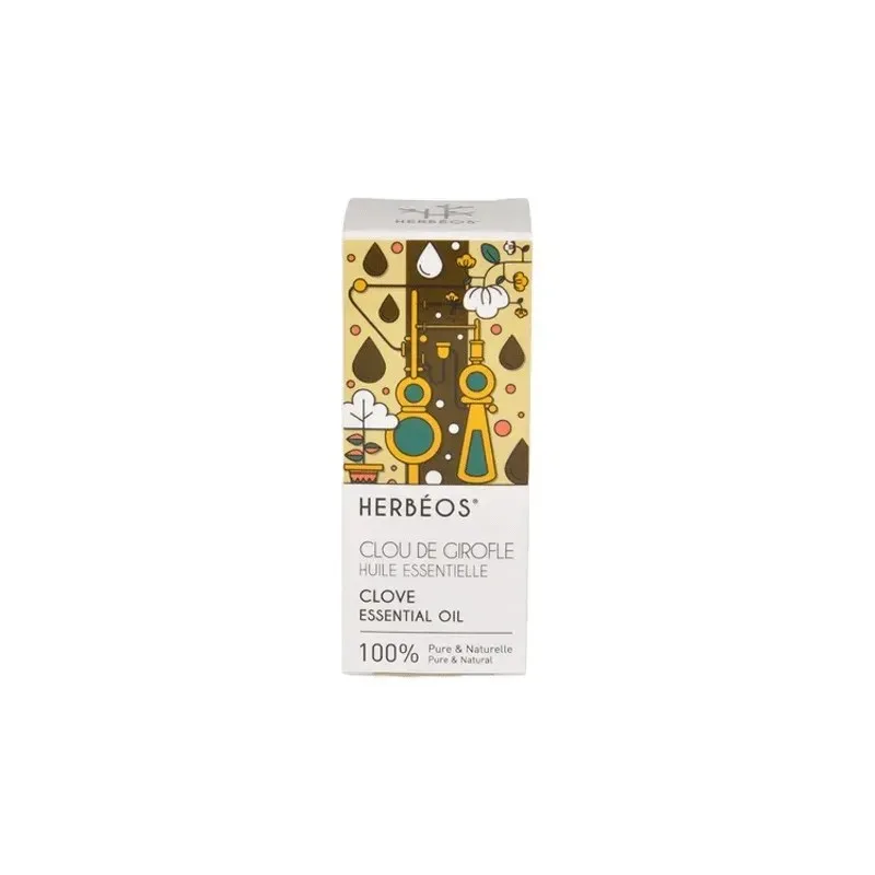 HERBEOS Huile Essentielle de Clous de Girofle 5 ml