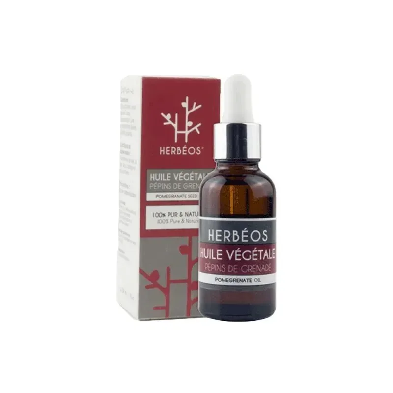 HERBEOS Huile Végétale Pepins de Grenade Bio 30 ml