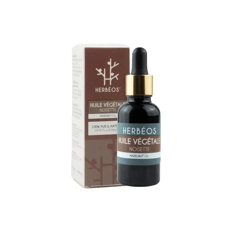HERBEOS Huile Végétale Noisette 30 ml