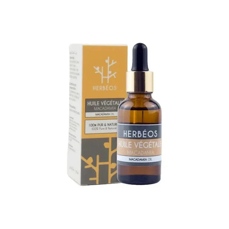 HERBEOS Huile Végétale Macadamia 30 ml