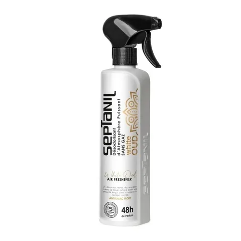 SEPTANIL Désodorisant d'atmosphere Puissant Oud White 500 ml