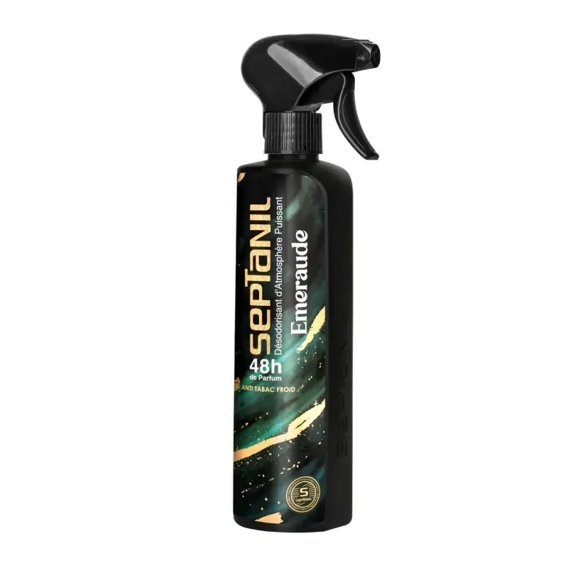 SEPTANIL Désodorisant d'atmosphere Puissant Emeraude 500 ml