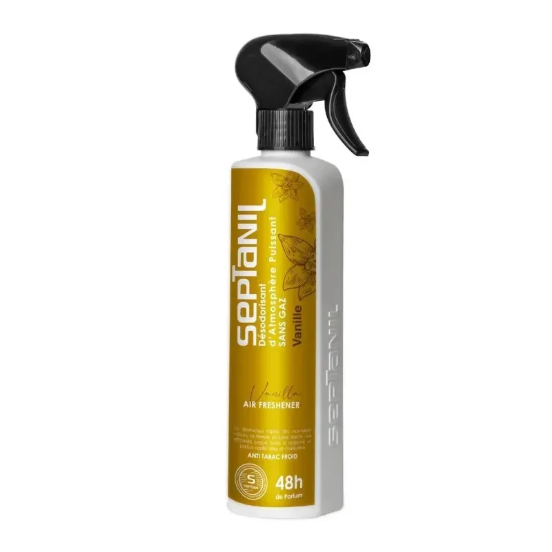 SEPTANIL Désodorisant d'atmosphere Puissant Vanille 500 ml