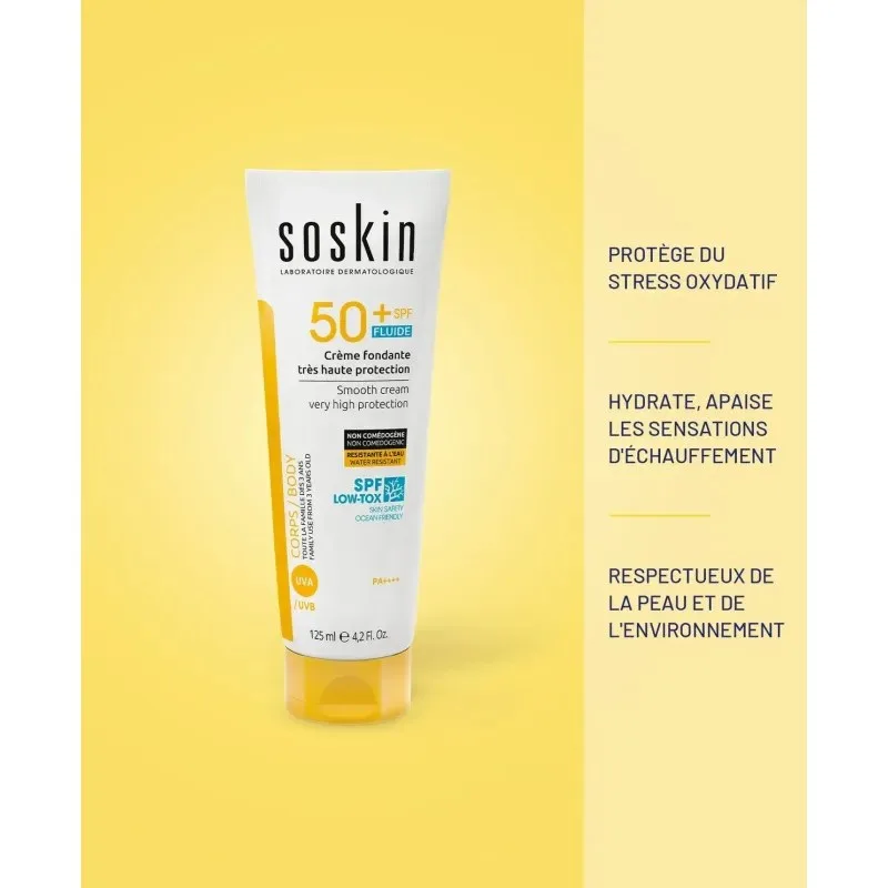 SOSKIN Crème Fondante Très Haute Protection SPF50+ 125 ml — photo 2