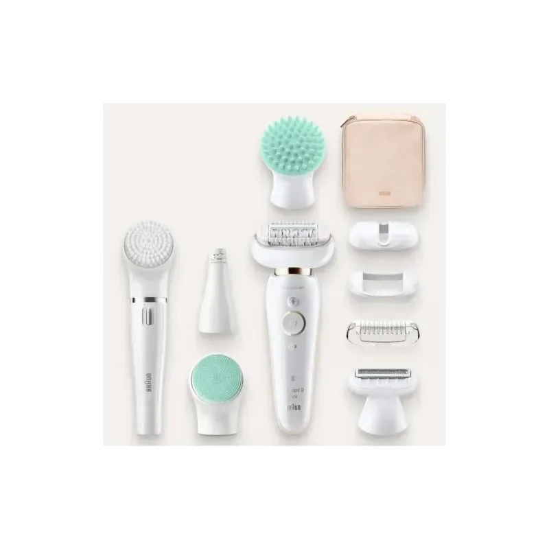 BRAUN Épilateur Silk-Epil 9 Flex Beauty Set avec Technologie Wet & Dry 9300