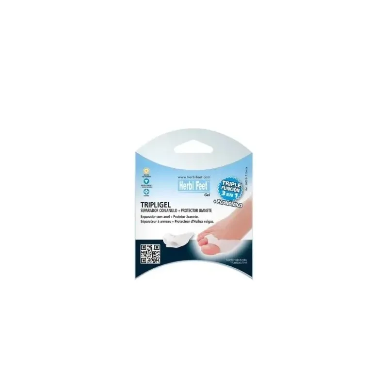 HERBI FEET Dupligel Ecarteur d'orteil+protecteur d'allux Valgus