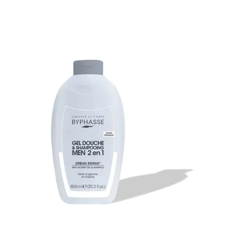 BYPHASSE Gel Douche-Shampooing 2 en 1 Urban Swing Men 600 ml