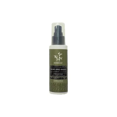 HERBEOS Men Baume Après Rasage Aloe Vera et Beurre de Karite 100 ml