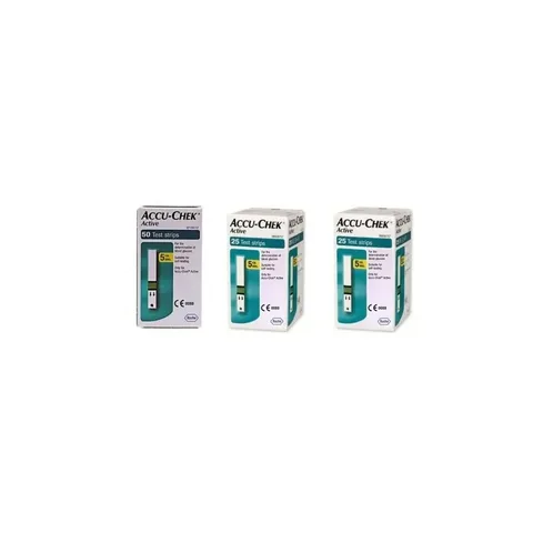 Accu Chek Active Coffret 75 Bandelette+25 Bandelette (gratuit)