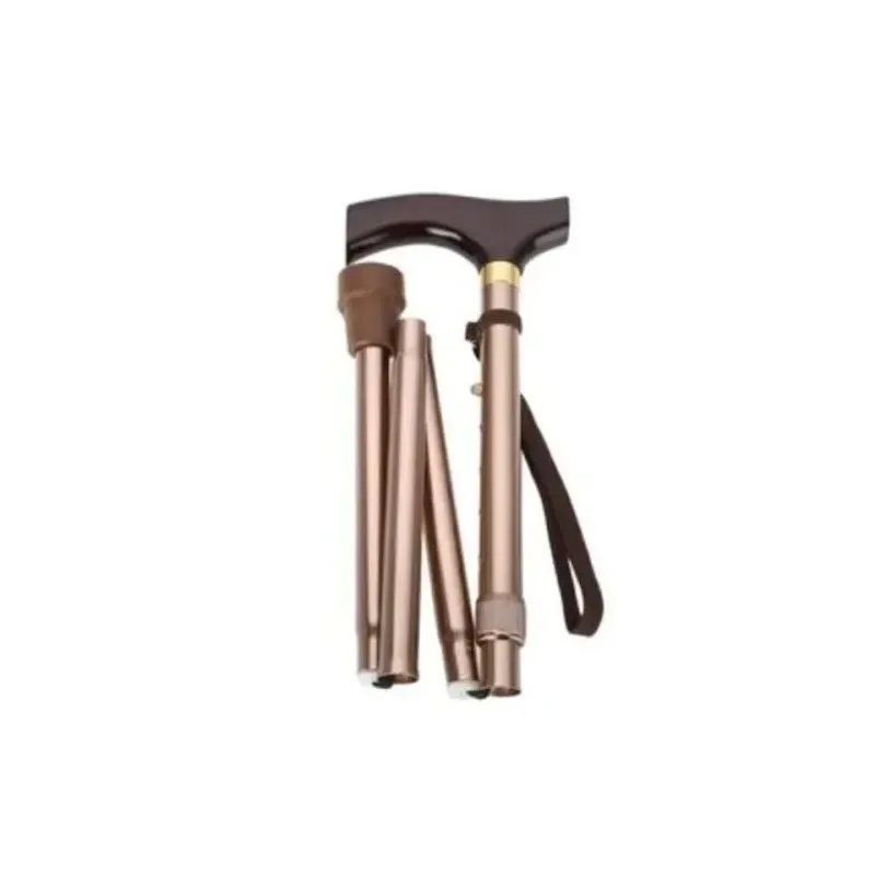 Canne à Main Pliante en Bronze