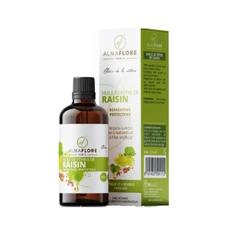 ALMAFLORE Huile de Pépin de Raisin Bio 50 ml
