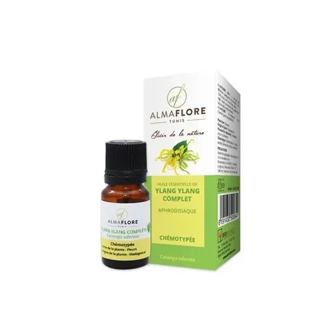 ALMAFLORE Huile Essentielle Ylang Ylang Complet 10 ml