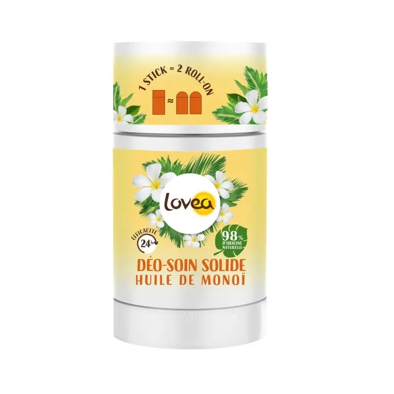 LOVEA Déodorant Soin Solide Huile de Monoi 50 g
