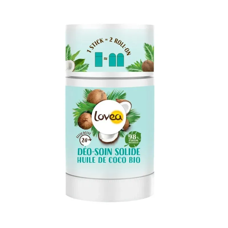 LOVEA Déodorant Soin Solide Huile de Coco 50 g
