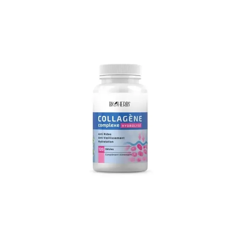 BIOHERBS Collagene Complexe Hydrolyse 120 Gélules
