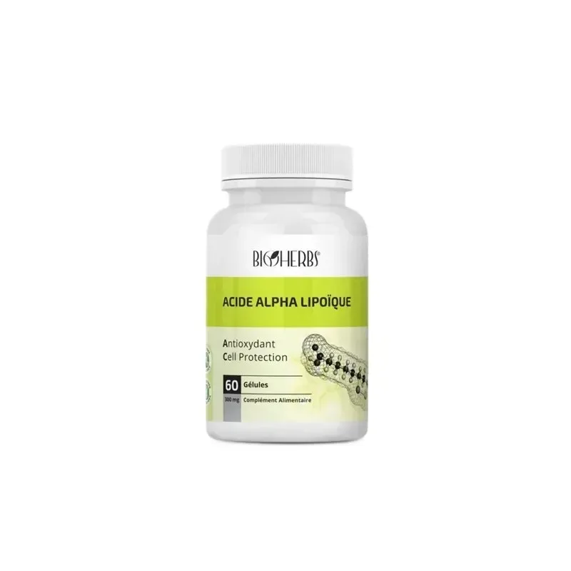 BIOHERBS Acide Alpha Lipoique 60 Gélules