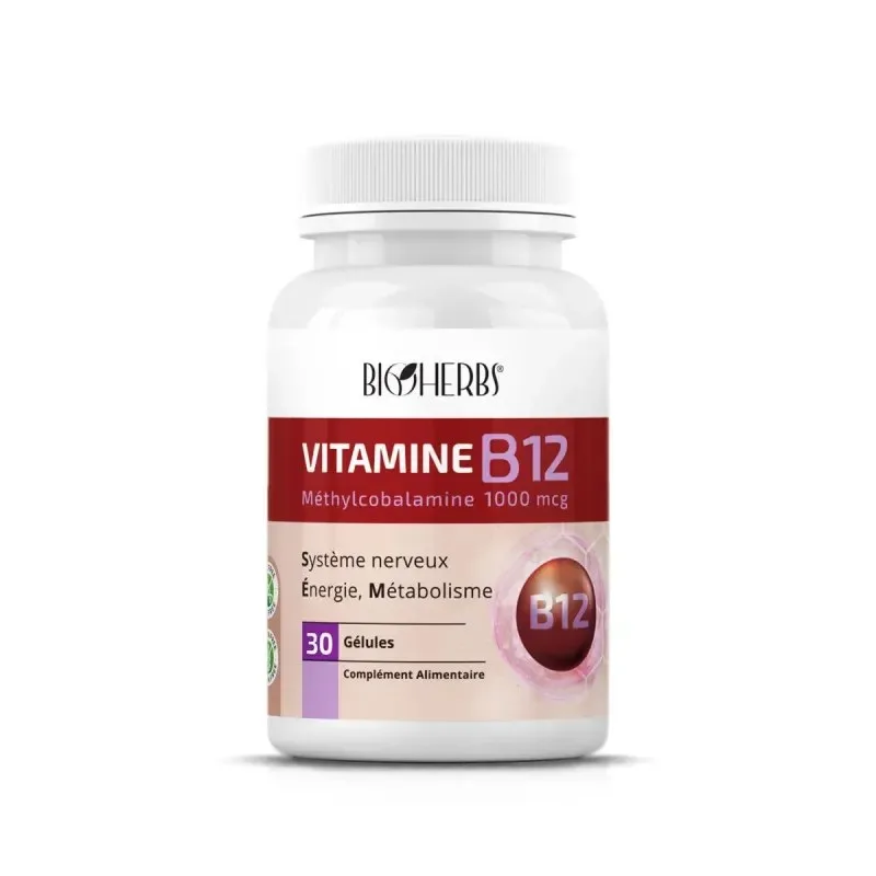 BIOHERBS Vitamine B12 30 Gélules