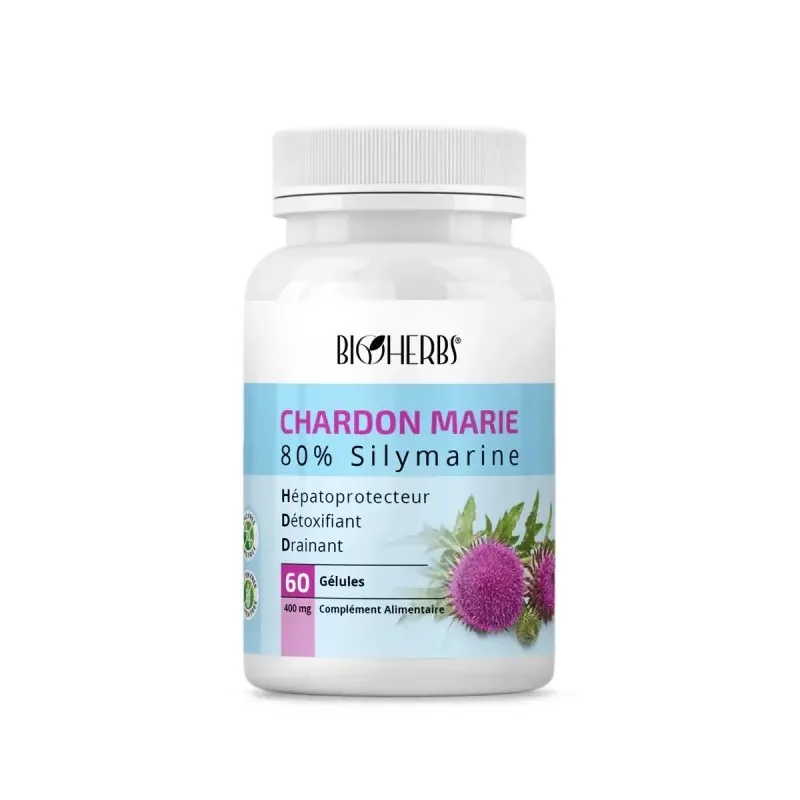 BIOHERBS Chardon Marie 60 Gélules
