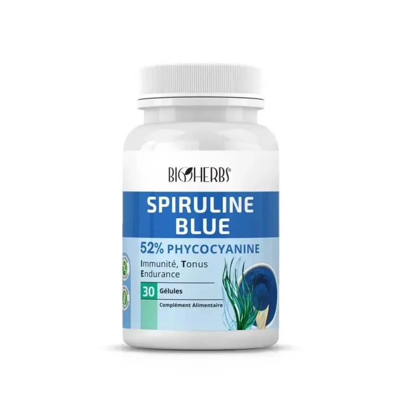 BIOHERBS Spiruline Blue 30 Gélules