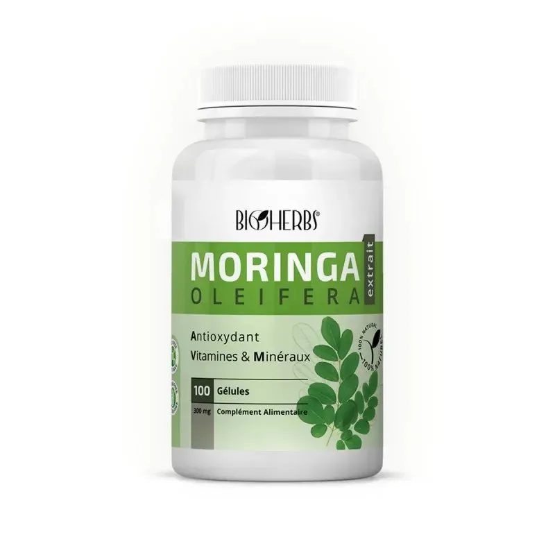 BIOHERBS Moringa 100 Gélules