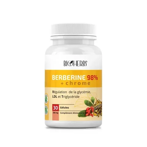 BIOHERBS Berberine 98% 60 Gélules