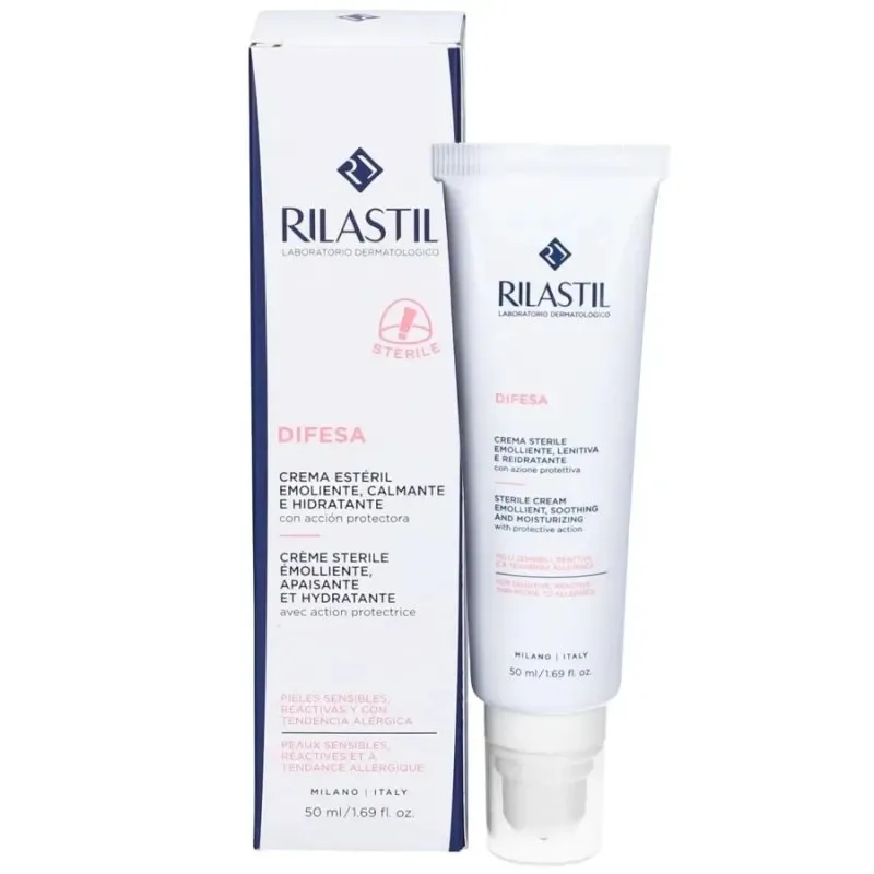 RILASTIL Difesa Crème Sterilie Emolliente Apaisante Hydratante 50 ml