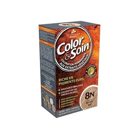 3 CHENES Color & Soin Coloration Blond Blé 8N