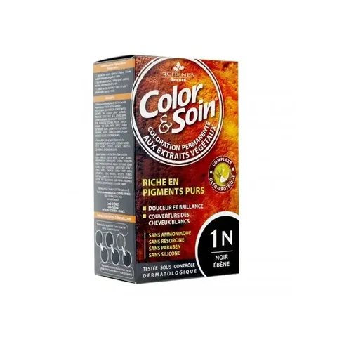 3 CHENES Color & Soin Coloration Noir Ebene 1N