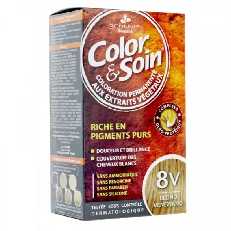 3 CHENES Color & Soin Coloration Blond Veneziano 8V