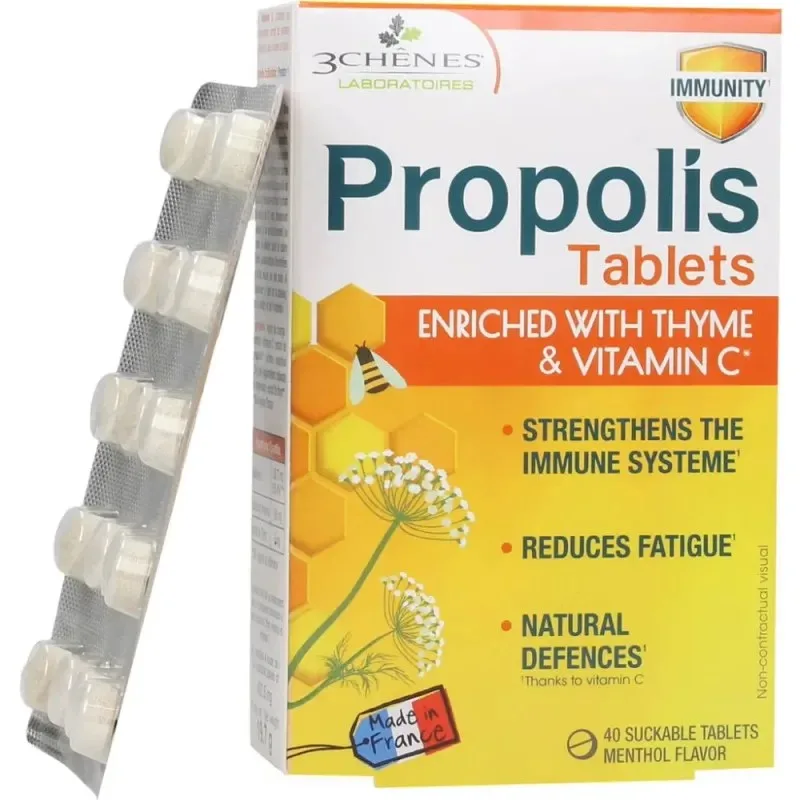 3 CHENES Pastilles à la Propolis 40 Pastilles — photo 2