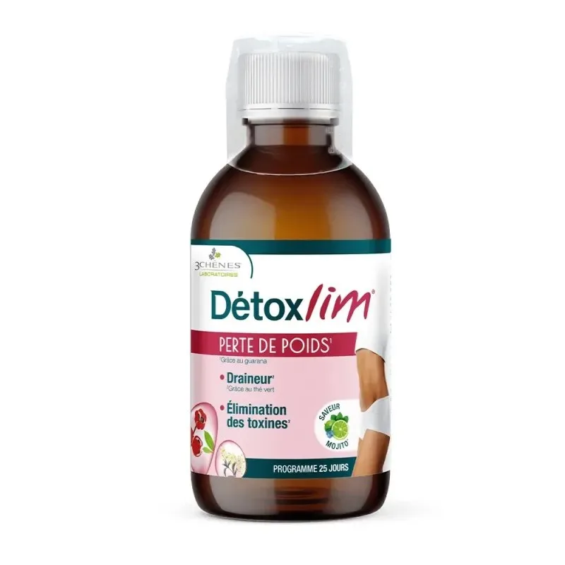 3 CHENES Detoxlim Perte de Poids 500 ml