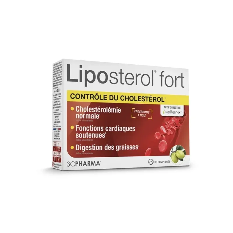 3 CHENES Liposterol Fort 30 Comprimes
