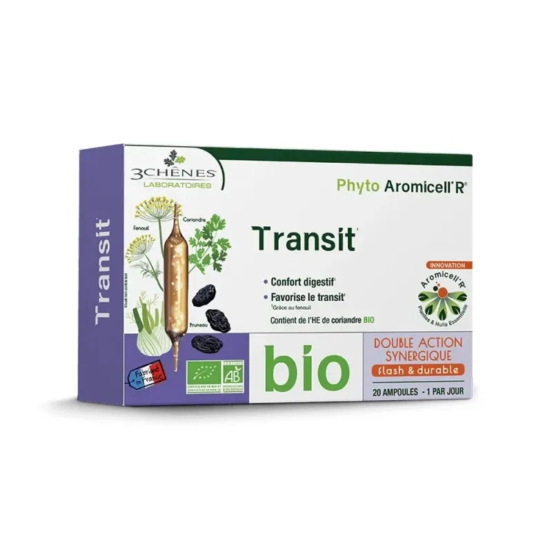 3 CHENES Phyto Aromicellr Transit 20 Ampoules