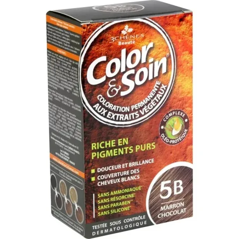 3 CHENES Color & Soin Coloration Marron Chocolat 5B