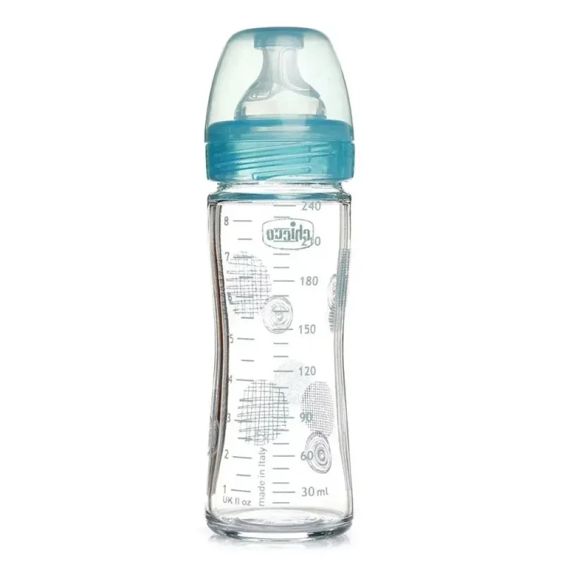 CHICCO Biberon Well Being en Verre 240 ml