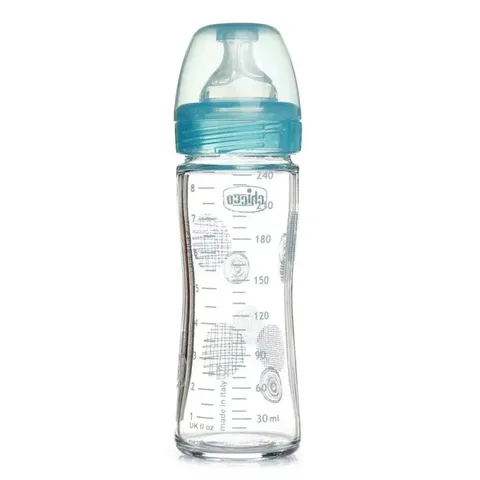 CHICCO Biberon Well Being en Verre 240 ml