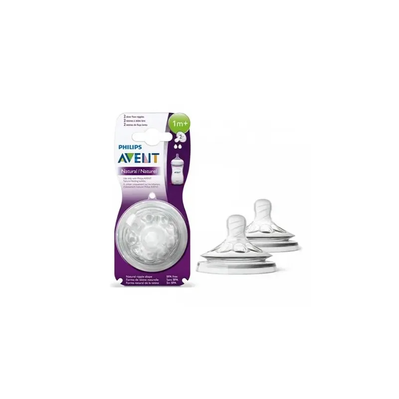 AVENT Tétine Natural 2 Pièces 1m+ Ref Scf042/27